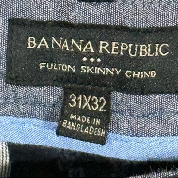 Banana Republic Men’s Fulton Skinny Chino – True Navy – 31x32 - Picture 7 of 8